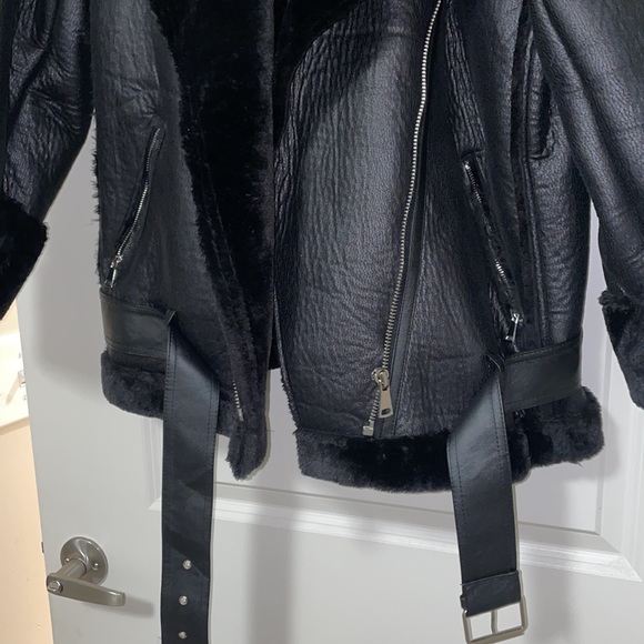 Pretty Little Thing biker style coat - Picture 3 of 4